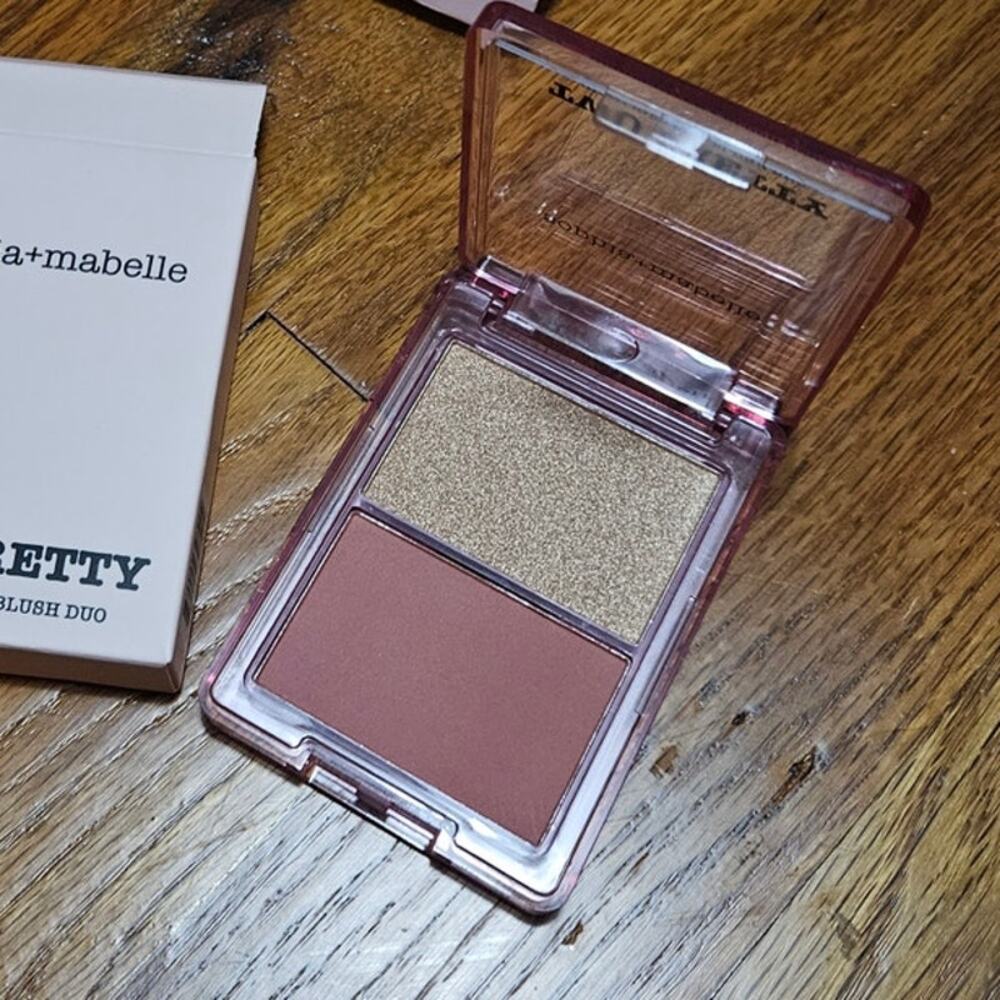 Sophia+Mabelle TWO PRETTY Highlighter + Blush Duo ~ Champagne Toast & Bubbly